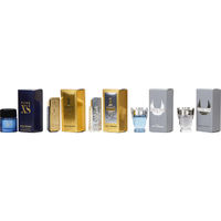 Paco Rabanne Variety By Paco Rabanne - 5 Piece Mens Mini Variety With 1 Million & 1 Million Lucky & Invictus & Invictus Agua & Pure Xs And All Are Minis