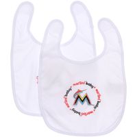 Miami Marlins Infant Bib - White