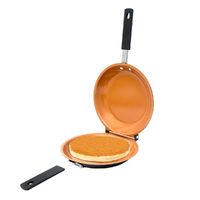 Gotham Steel Non-Stick Pancake Bonanza, Copper, the Easy Double Flip Pan - As Seen on TV
