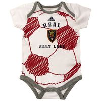 MLS Real Salt Lake Soccer Ball Baby Bodysuit