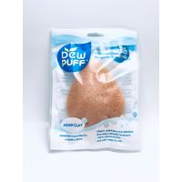 Dew Puff Asian Clay Konjac Sponge Pure Plant Fiber Sponge,Orange