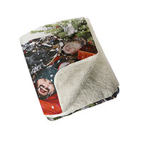 60x80 Sherpa Fleece Photo Blanket