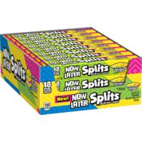 Now & Later, Lemon/Lime, Lemon/Strawberry, and Lemon/Blue Raspberry Chewy Candy, 2.75oz (Box of 24)