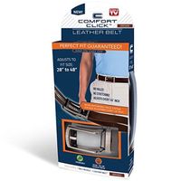 Comfort Click Men's Perfect Fit Adjustable Leather Belt - Brown