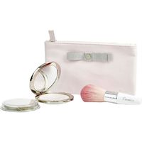 Guerlain Meteorites Voyage (exceptional Compacted Pearls Of Powder Refillable # 01 Mythic & Refill & Brush & Pouch)--4pcs By Guerlain