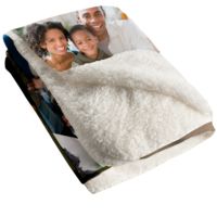 50x60 Collage Sherpa Fleece Photo Blanket