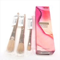 bareMinerals BRUSHES TO LOVE 3Piece Brush Set,Limited Edition $78 Value