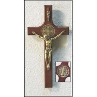 CB Catholic LC406 St.Benedict Crucifix, 8 in.