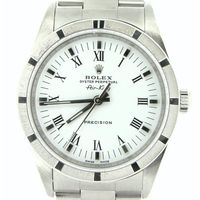 Pre-Owned Mens Rolex Stainless Steel Air-King White Roman 14010 (SKU P222464ACMT)