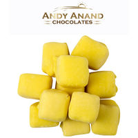 Andy Anand Belgian Lemon Cream coated Coconut Bar Gift Box & Greeting Card Anniversary Wedding, Gourmet Gift Get Well