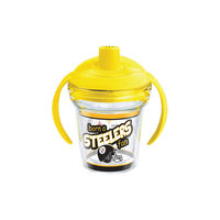NFL Pittsburgh Steelers Born A Fan 6 oz Sippy Cup with lid