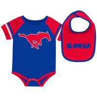 Southern Methodist University Mustangs Baby Bodysuit and Bib Set Infant Jersey