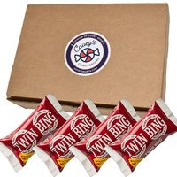 Palmers Twin Bing Candy Bars - (18-Pack) - Chocolate Covered Cherry Nougat inside Coveys Concessions Box