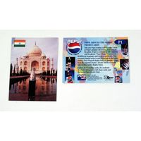 2000 Dart Flipcards Pepsi Around the Globe Promo Card (P1) Taj Mahal Nm/Mt
