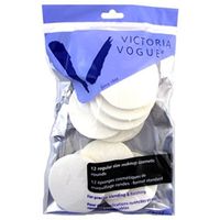 3 Pack - Victoria Vogue Cosmetic Rounds Latex, Regular Size 12 ea