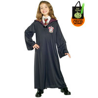 Harry Potter Gryffindor Robe Child Costume Treat Safety Kit-L