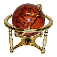 (D) Old Style Globe Shaped Bar Cabinet with Four Legs 13 Inches