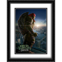 Teenage Mutant Ninja Turtles 28x36 Double Matted Large Large Black Ornate Framed Movie Poster Art Print